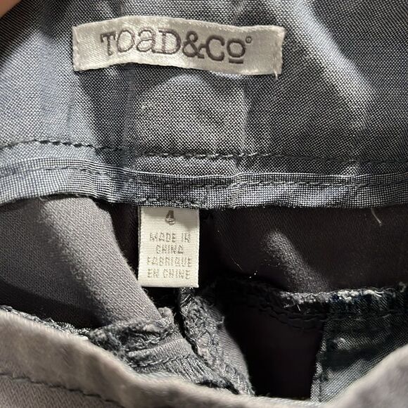 TOAD&CO Organic Cotton Nylon Emilia Pants Women’s, Size 4 - Picture 10 of 12